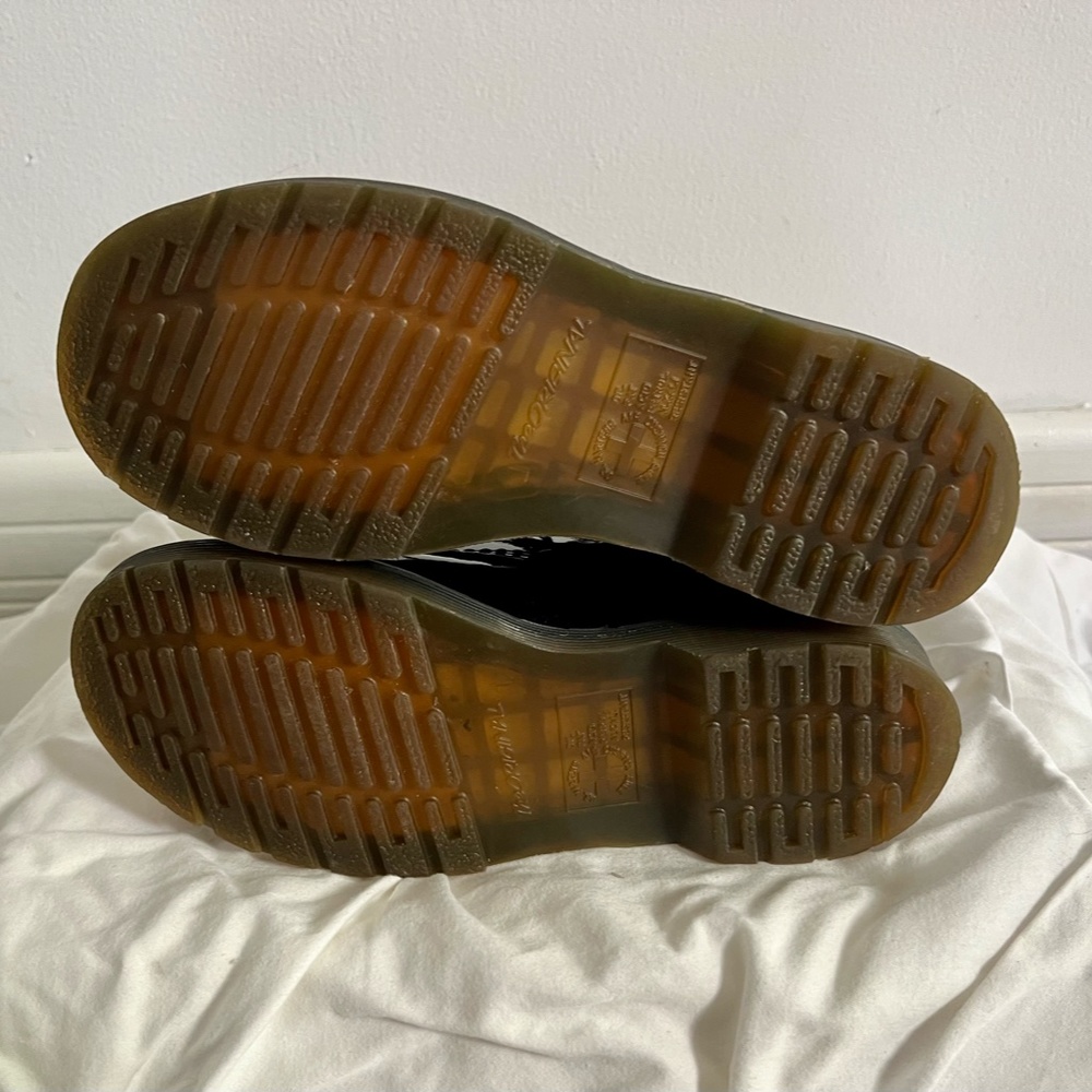 Dr. Martens Jadon Black Patent Leather Boots Size US 5M 6L - Picture 6 of 6